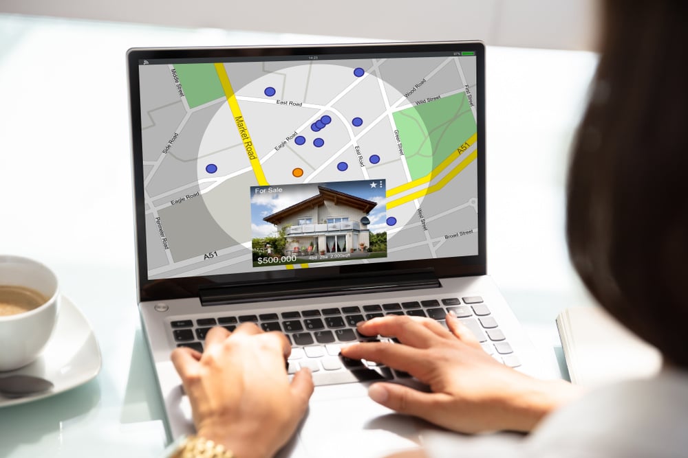 online search for rental property
