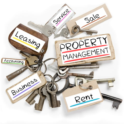 keys with property management conceptual words